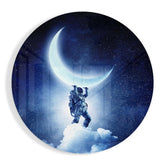 Moon Bearer Glass Wall Art.